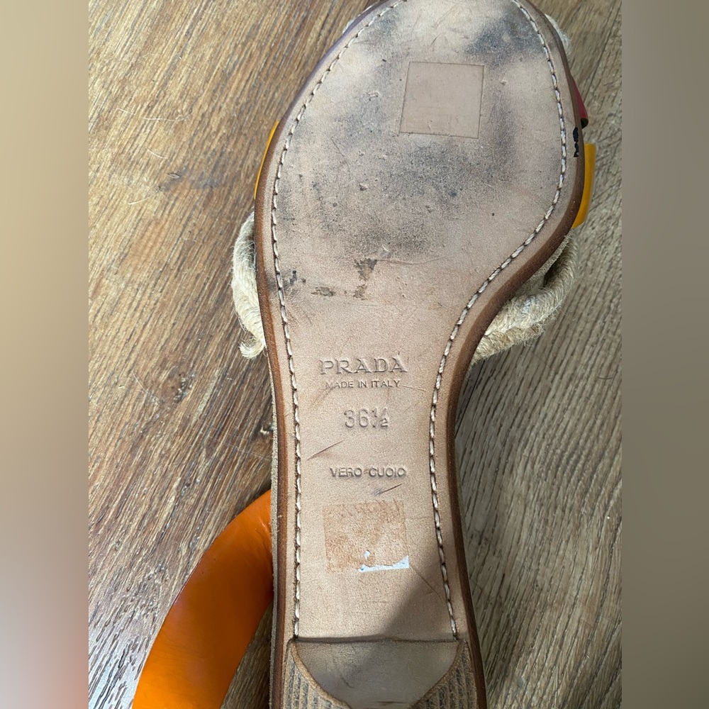Prada Women's Multicolor Sandals Vintage - Picture 8 of 8